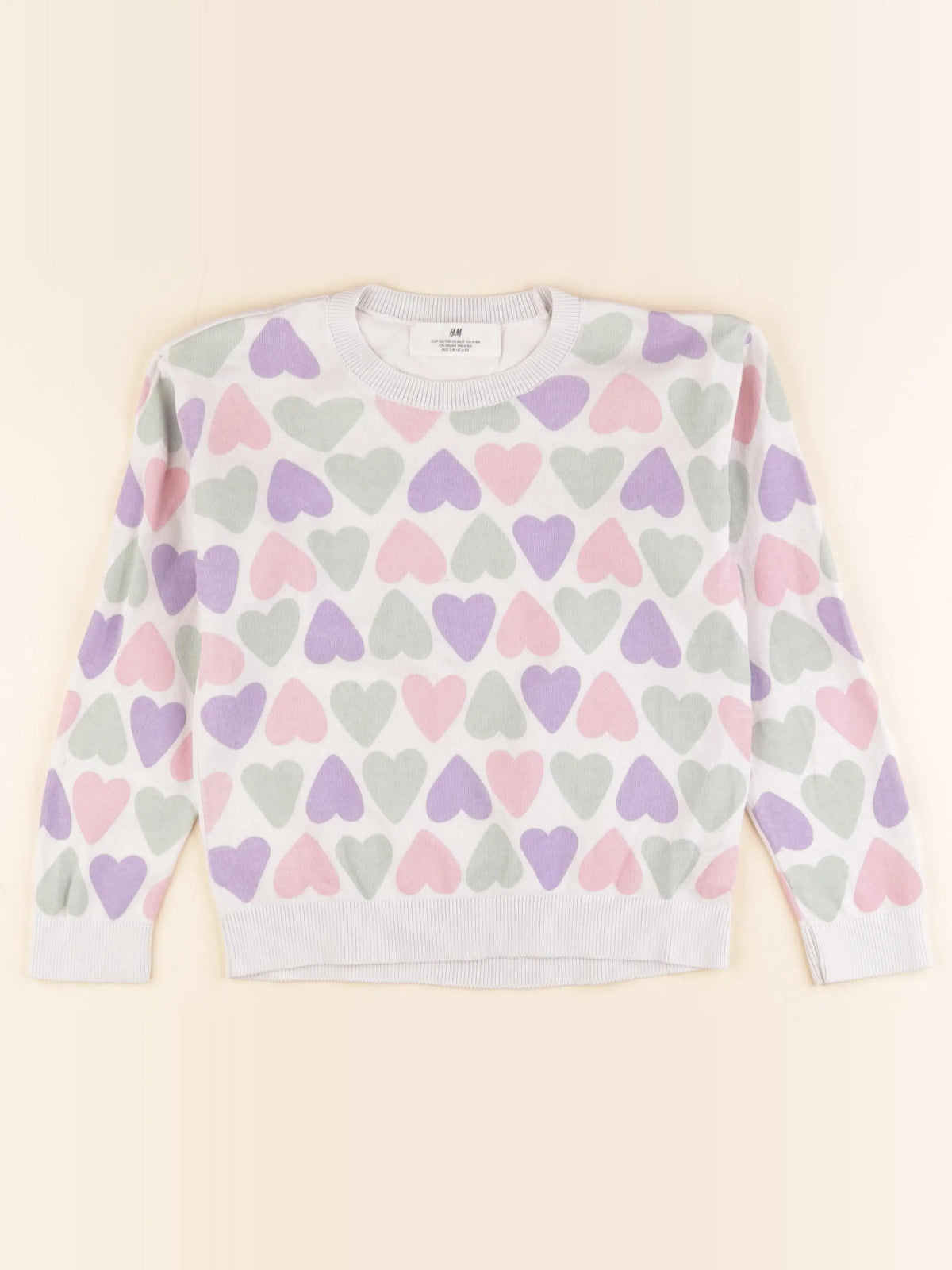 H&M - pull multicolore - 6/8 ans
