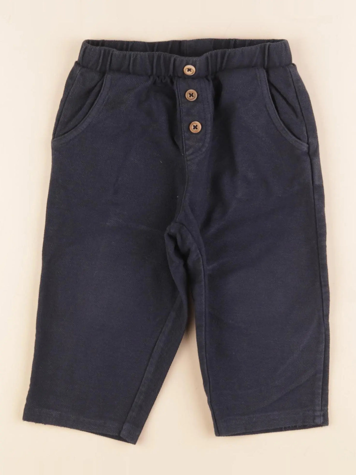 Zara - pantalon bleu - 12/18 mois
