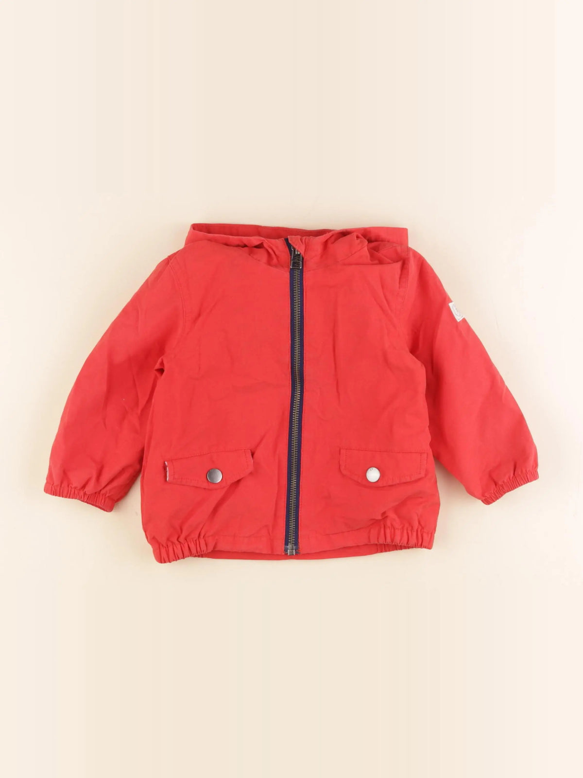 Cyrillus - veste rouge - 12 mois