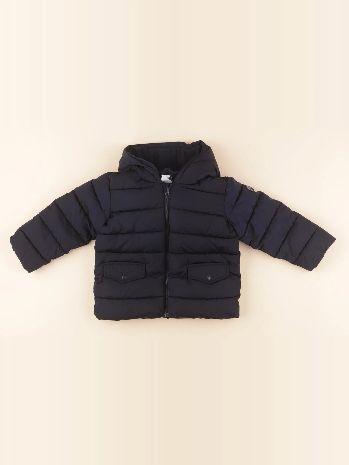 Petit Bateau - doudoune bleu - 36 mois