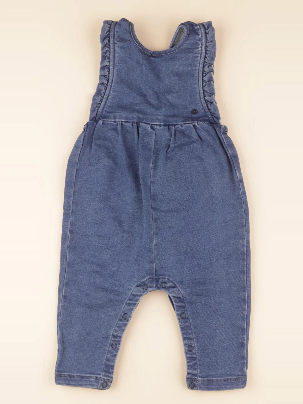 Petit Bateau - salopette bleu - 12 mois