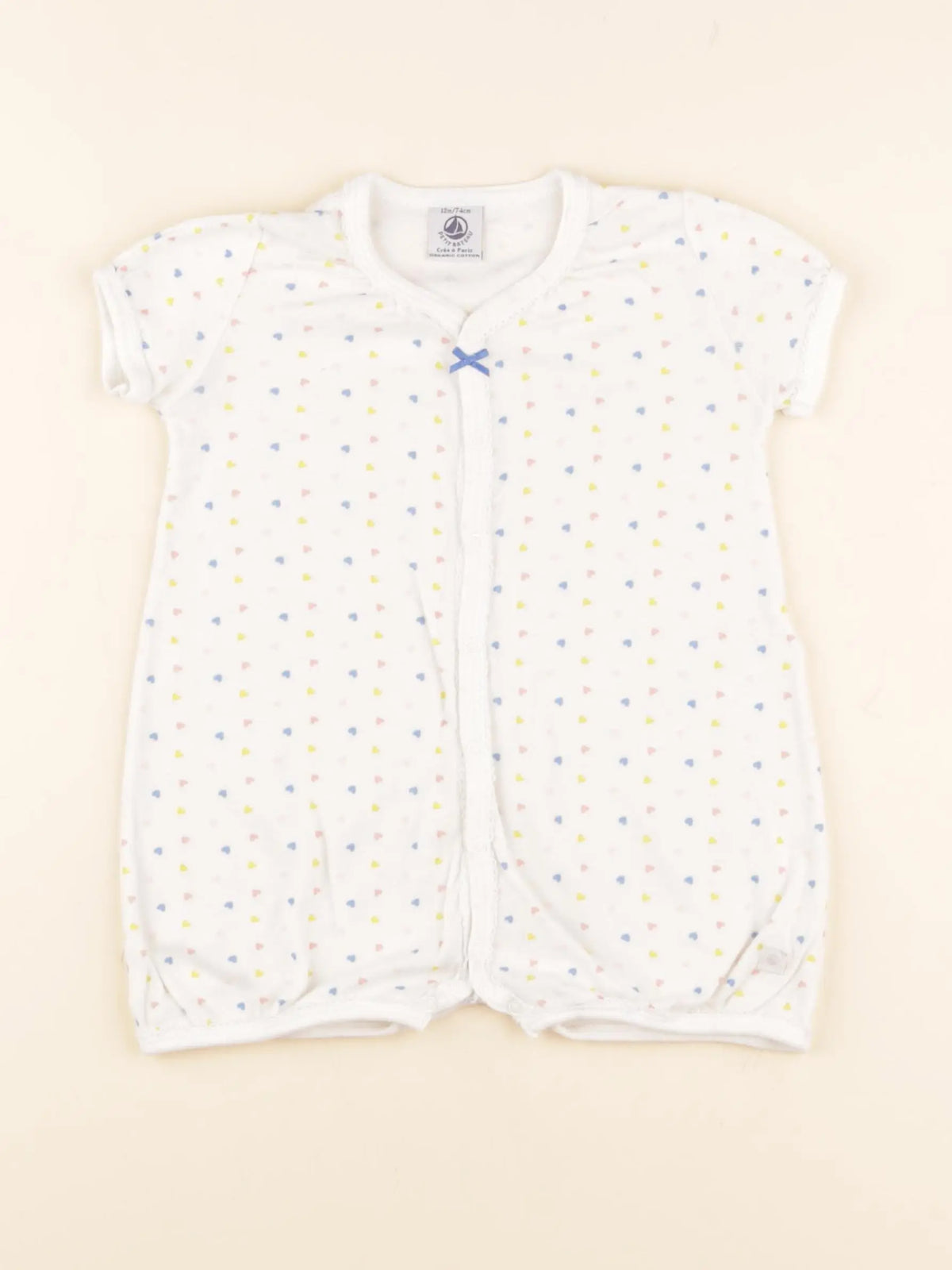 Petit Bateau - pyjama coton multicolore - 12 mois