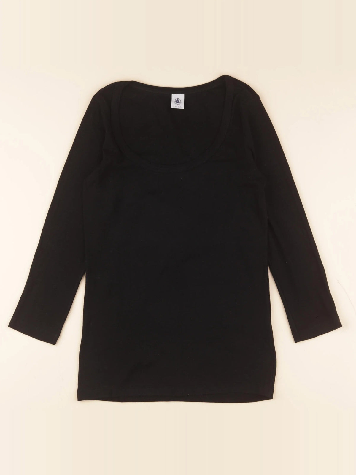 Petit Bateau - tee-shirt noir - 16 ans