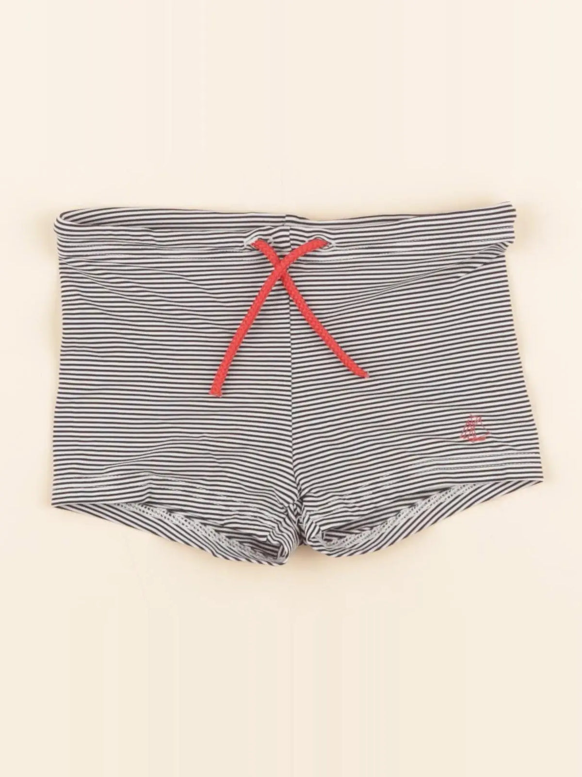 Petit Bateau - maillot de bain blanc, noir - 4 ans