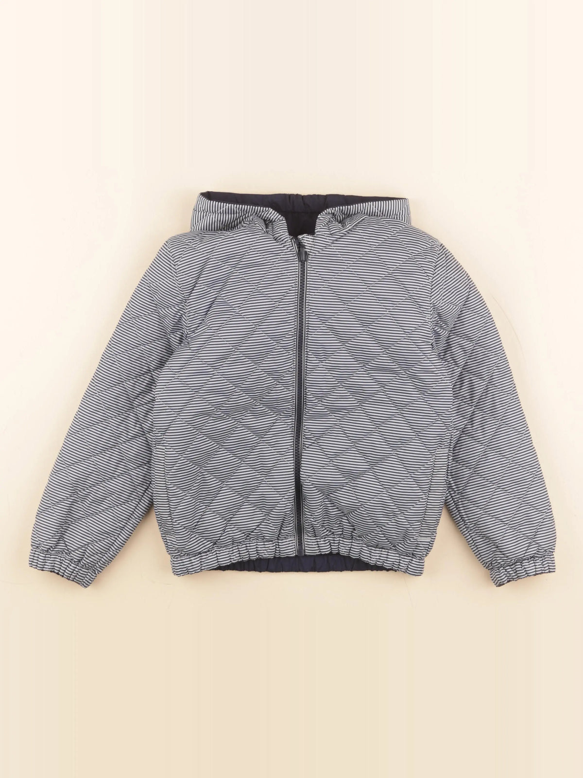 Petit Bateau - coupe-vent réversible bleu - 6 ans