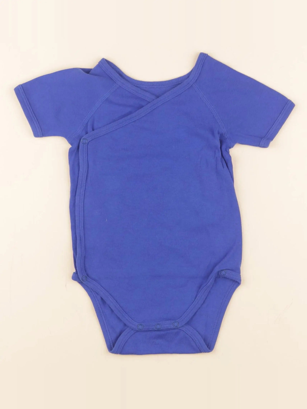Petit Bateau - body bleu - 12 mois
