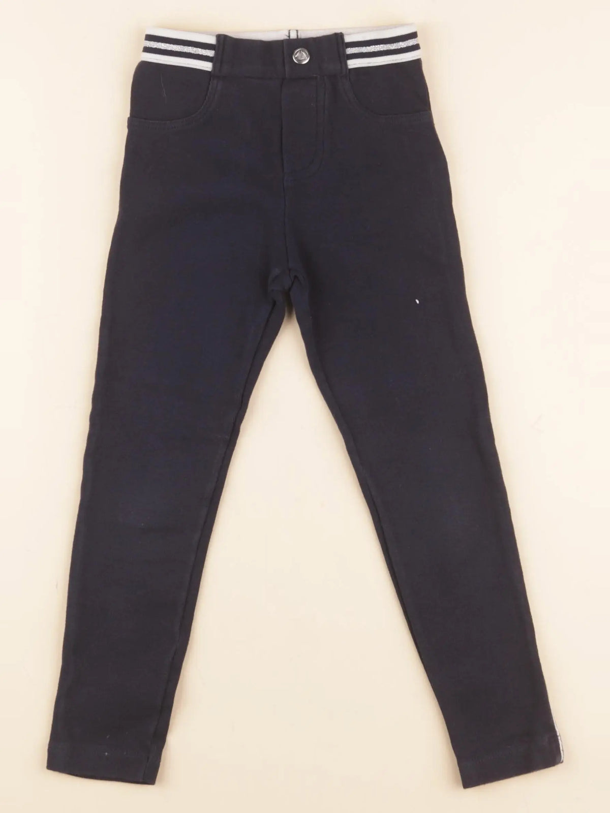 Petit Bateau - jegging bleu - 4 ans