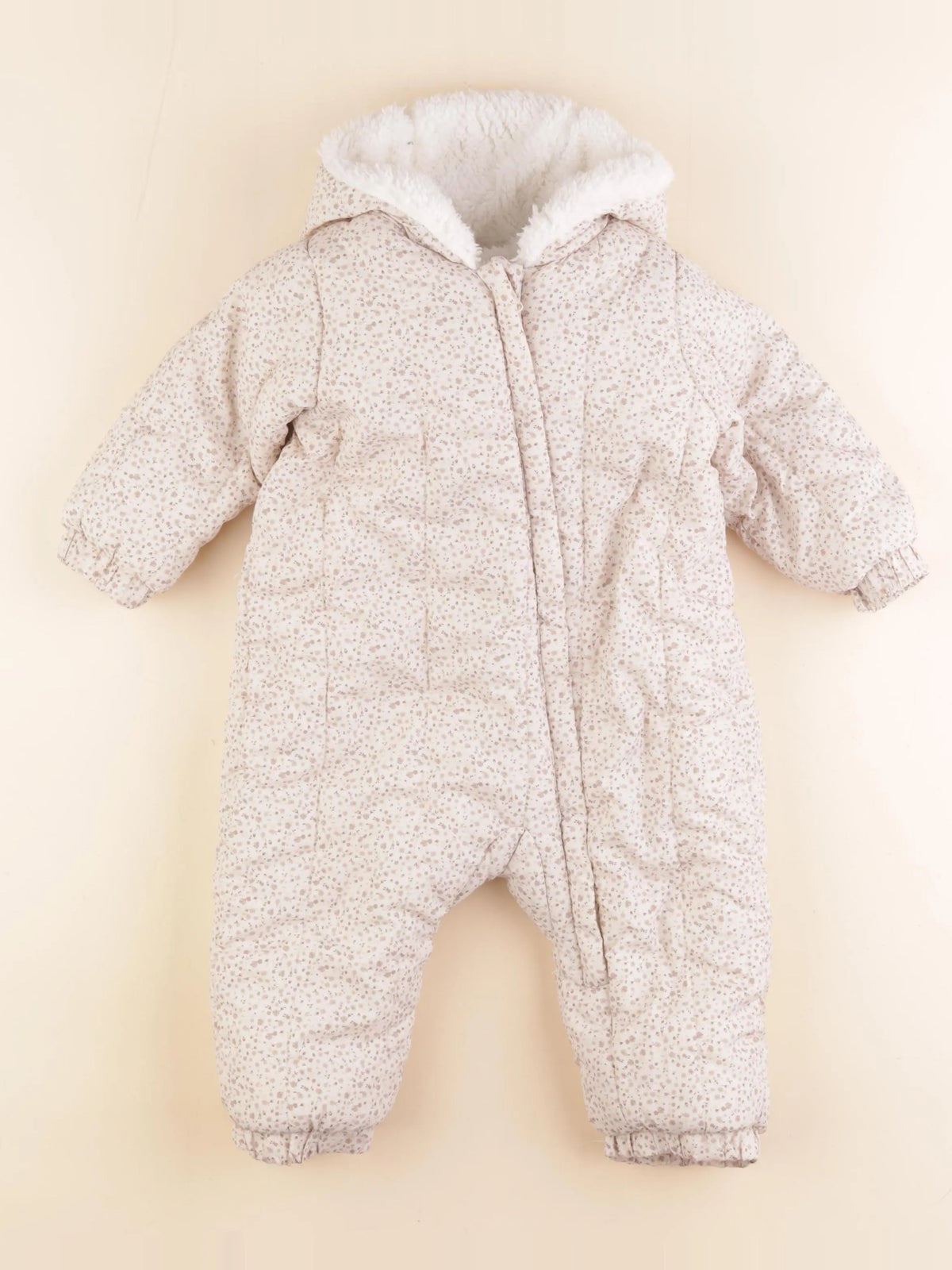 Zara - combi-pilote beige - 9/12 mois
