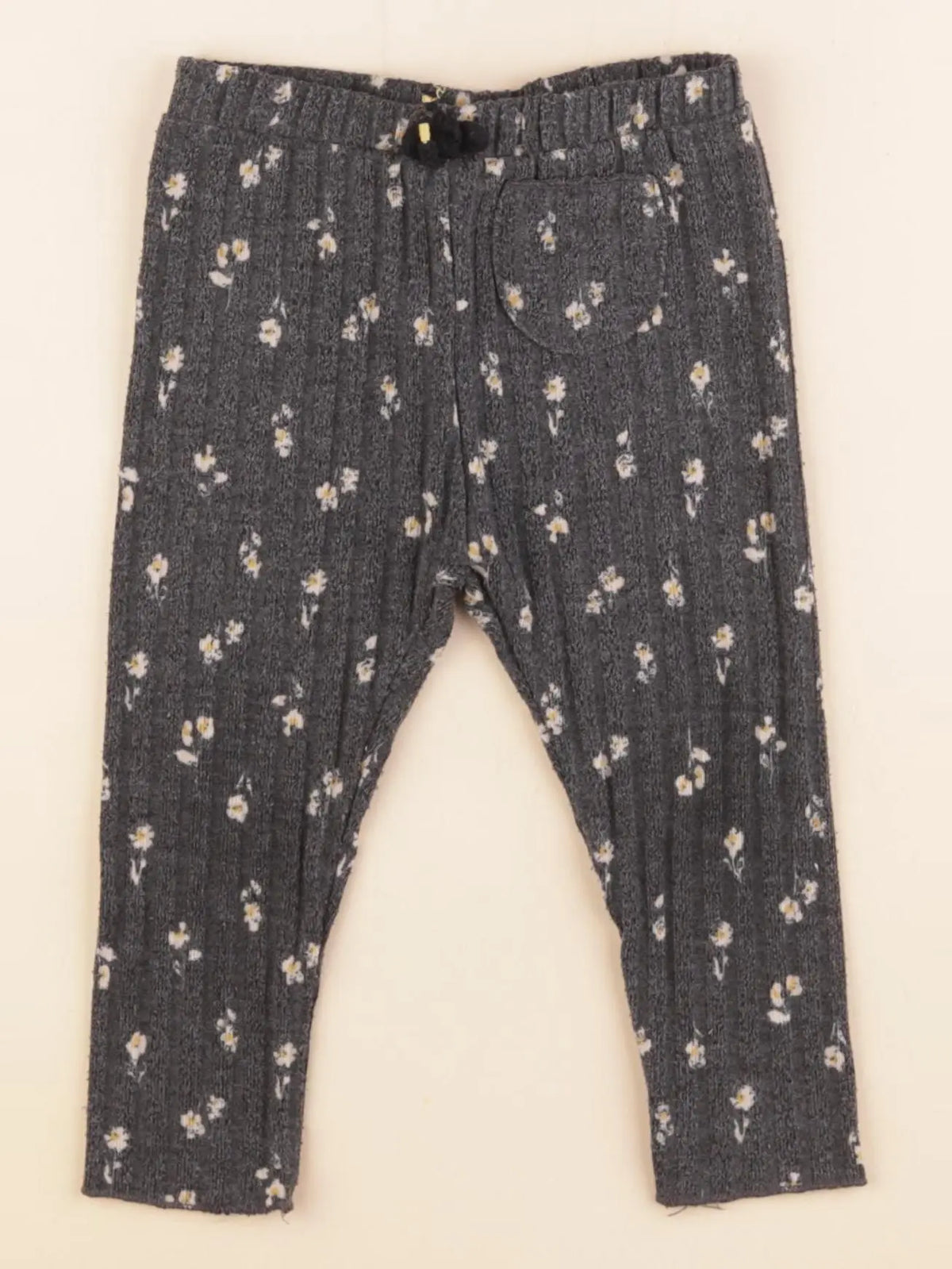Zara - legging gris - 12/18 mois