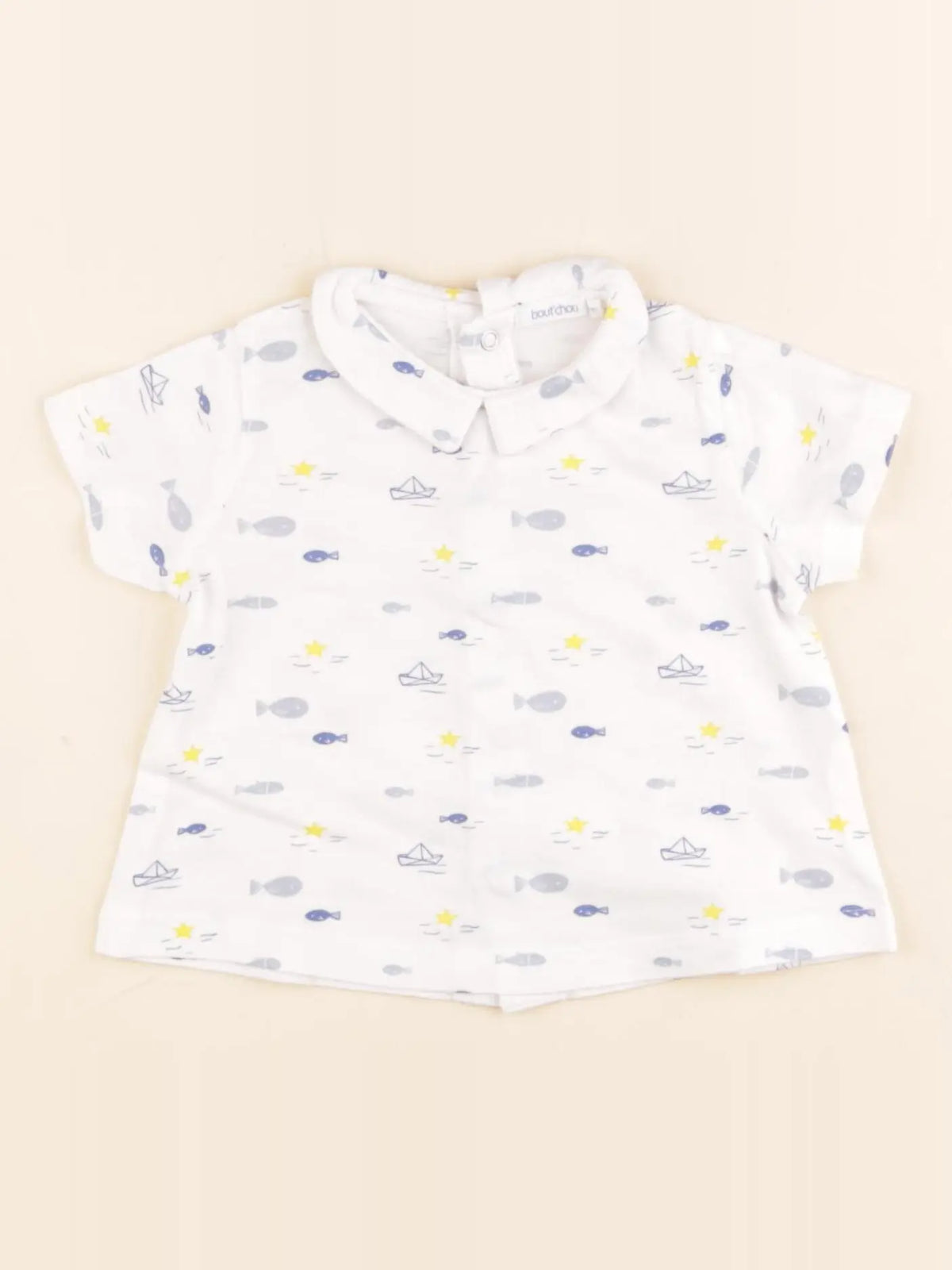 Boutchou - tee-shirt blanc - 3 mois