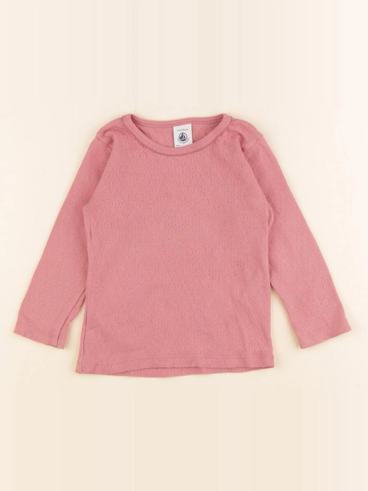 Petit Bateau - maillot de corps rose - 2 ans