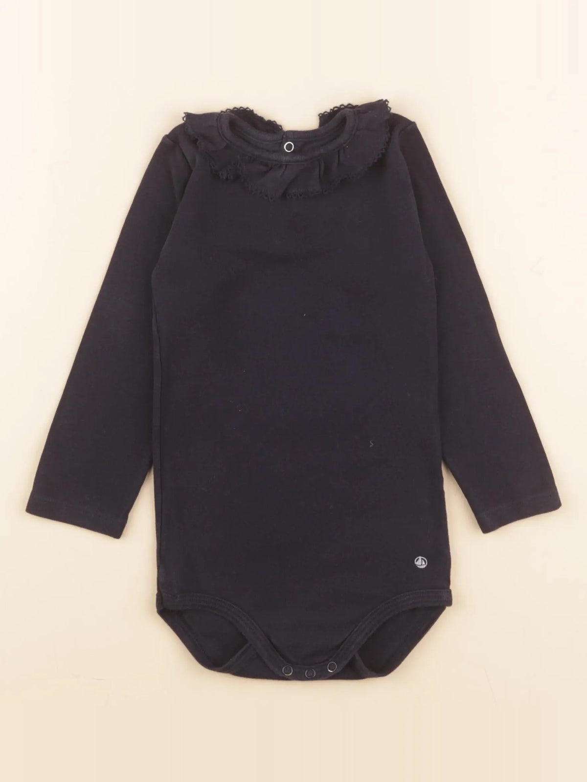 Petit Bateau - body à col bleu - 24 mois
