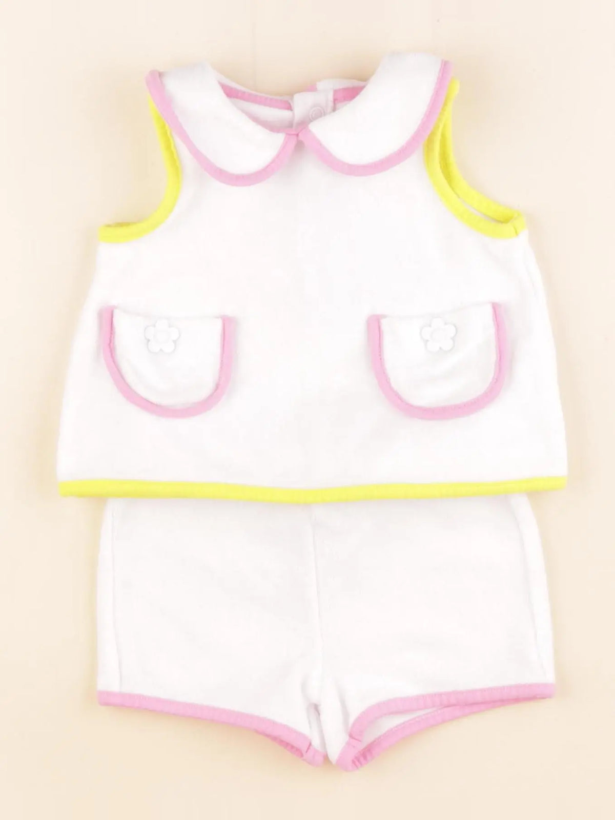 Jacadi - ensemble blanc - 6 mois
