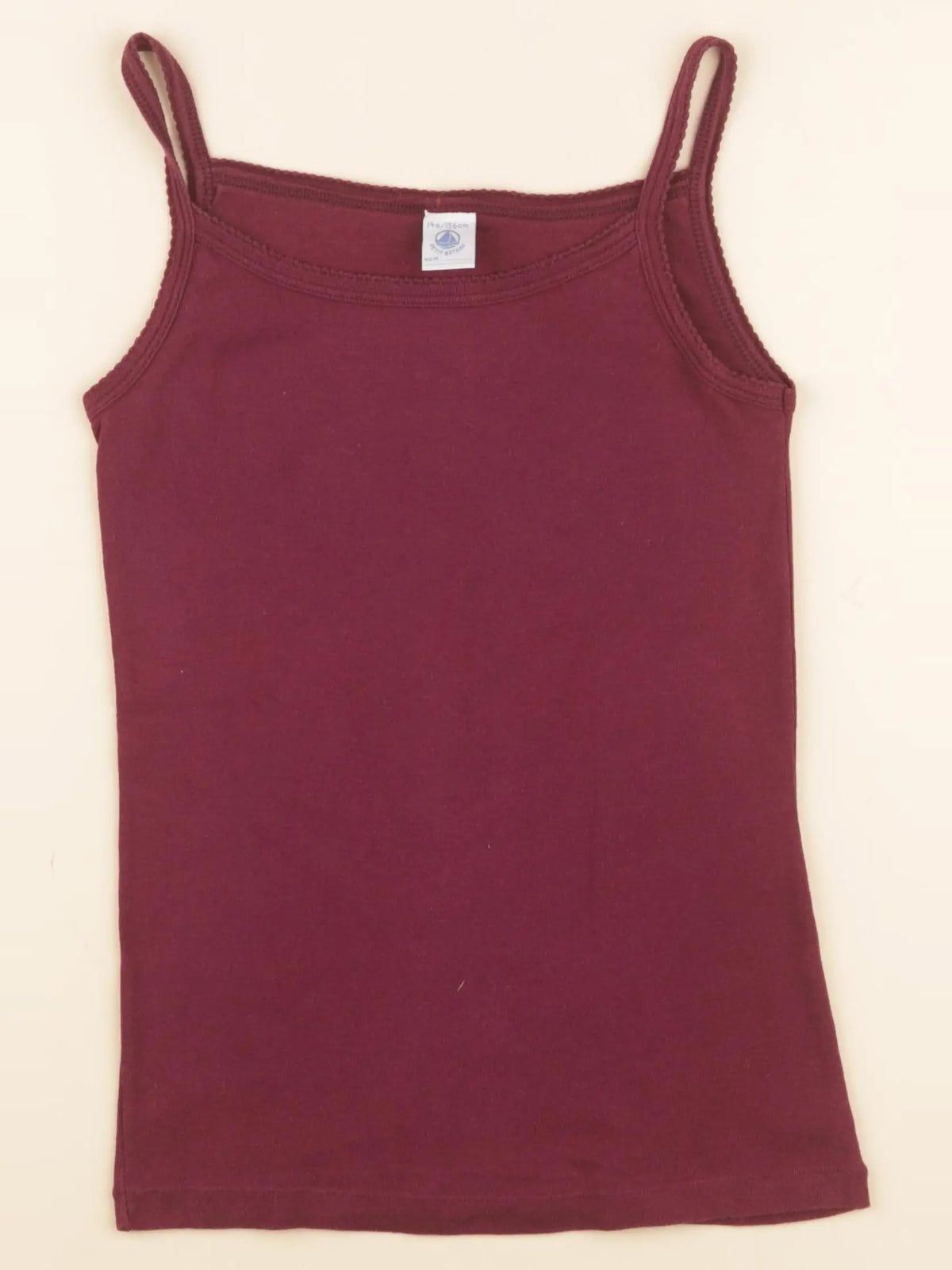 Petit Bateau - maillot de corps rouge - 14 ans