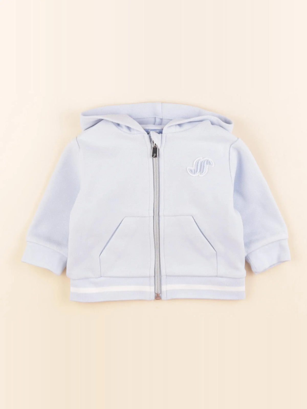 Jacadi - sweat bleu - 6 mois