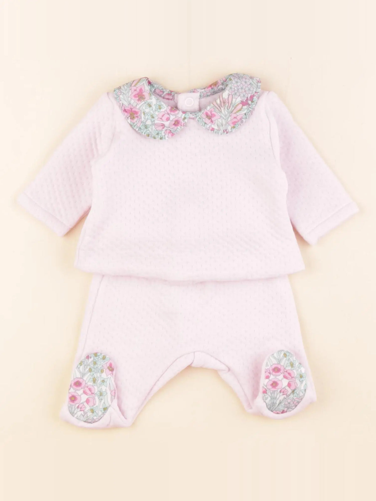 Jacadi - ensemble liberty rose - 1 mois
