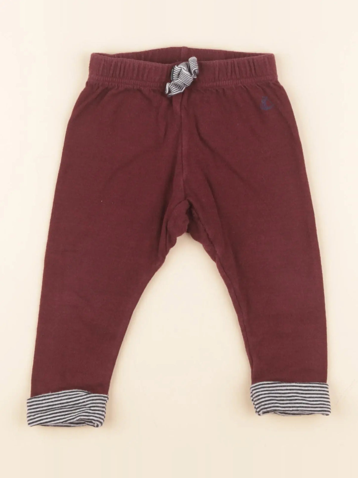 Petit Bateau - sarouel rouge - 12 mois