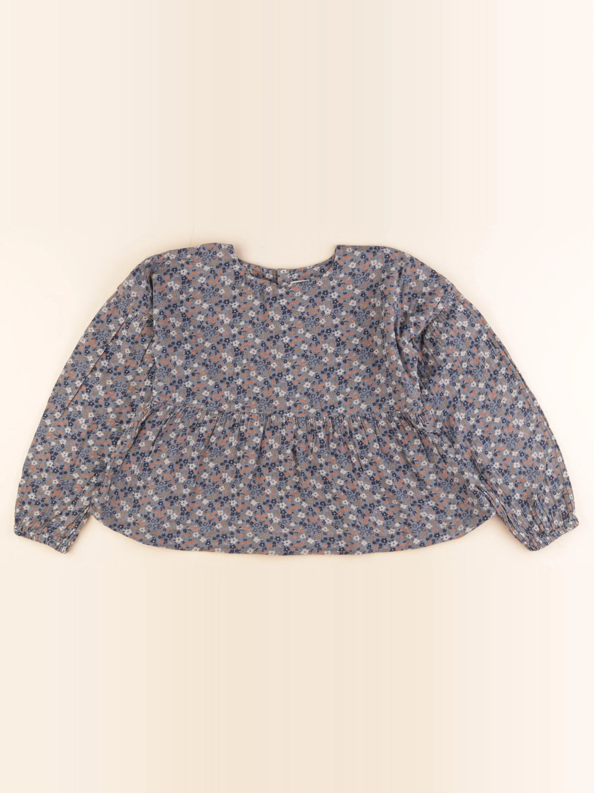 Petit Bateau - blouse bleu - 12 ans