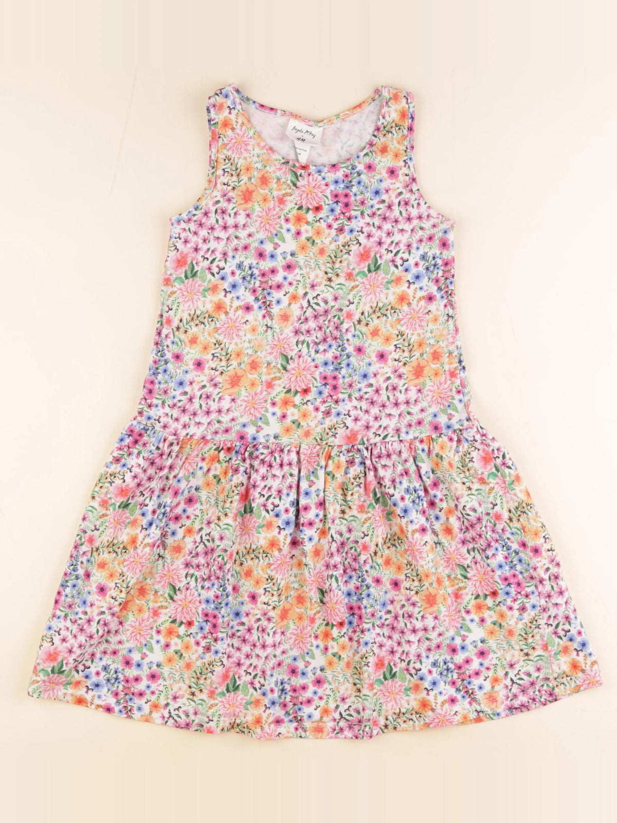 H&M - robe multicolore - 6/8 ans