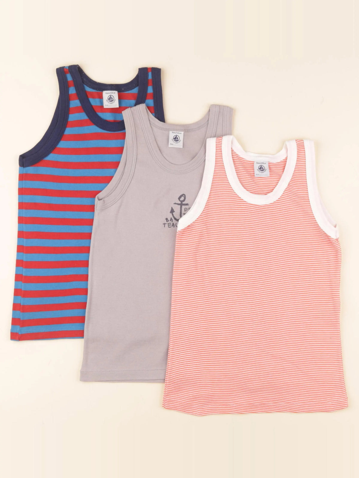 Petit Bateau - maillot de corps multicolore - 8 ans