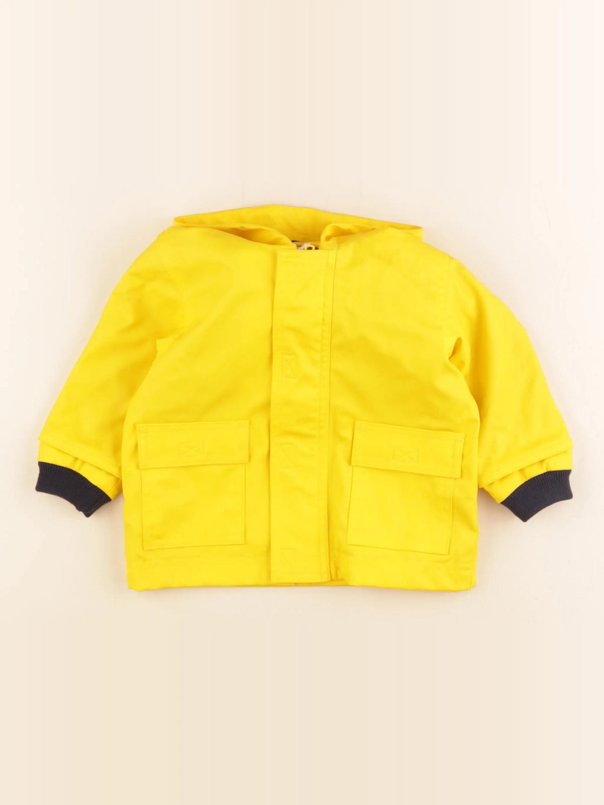 Petit Bateau - imperméable jaune - 6 mois