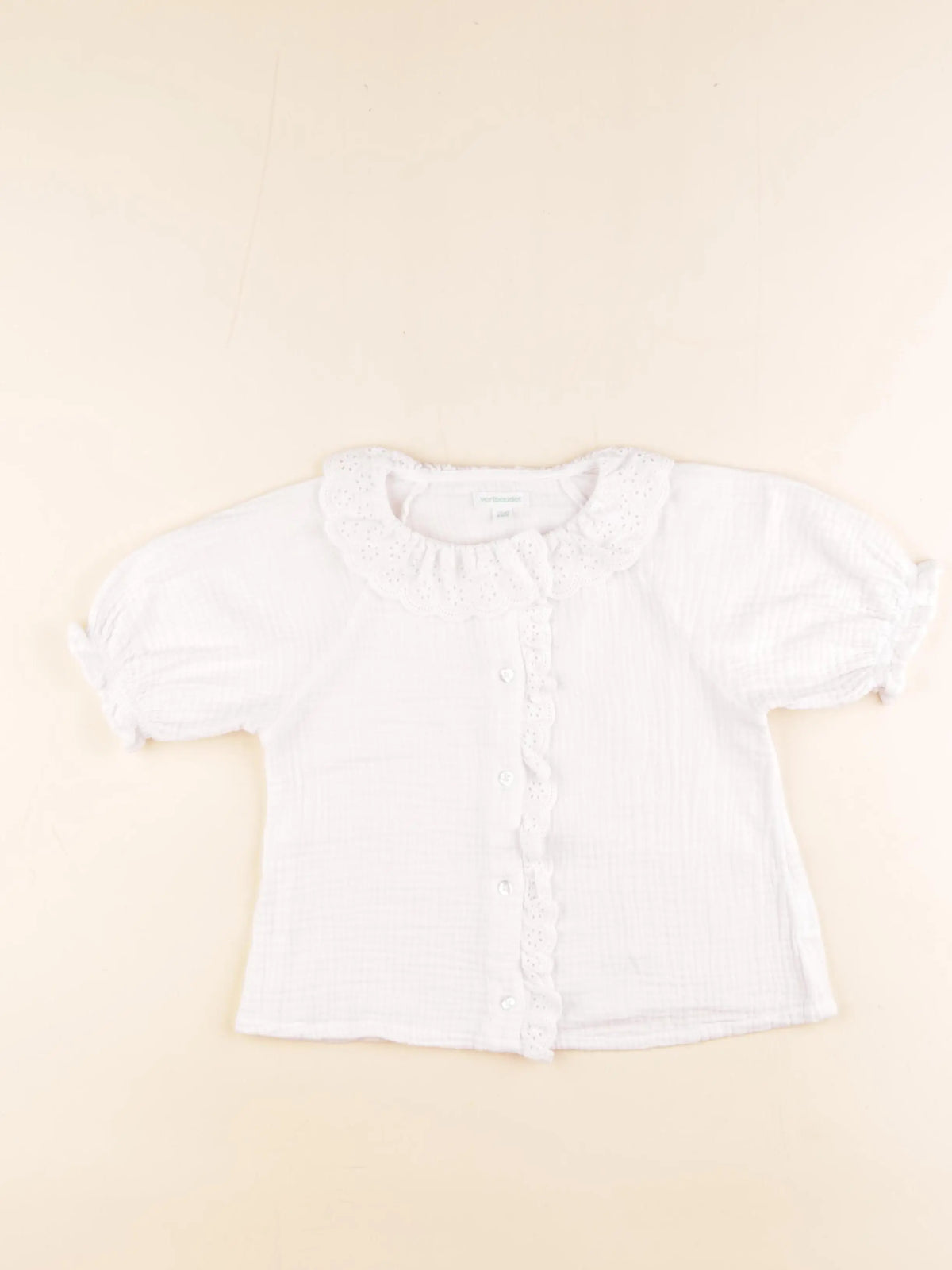 Vertbaudet - blouse blanc - 5 ans