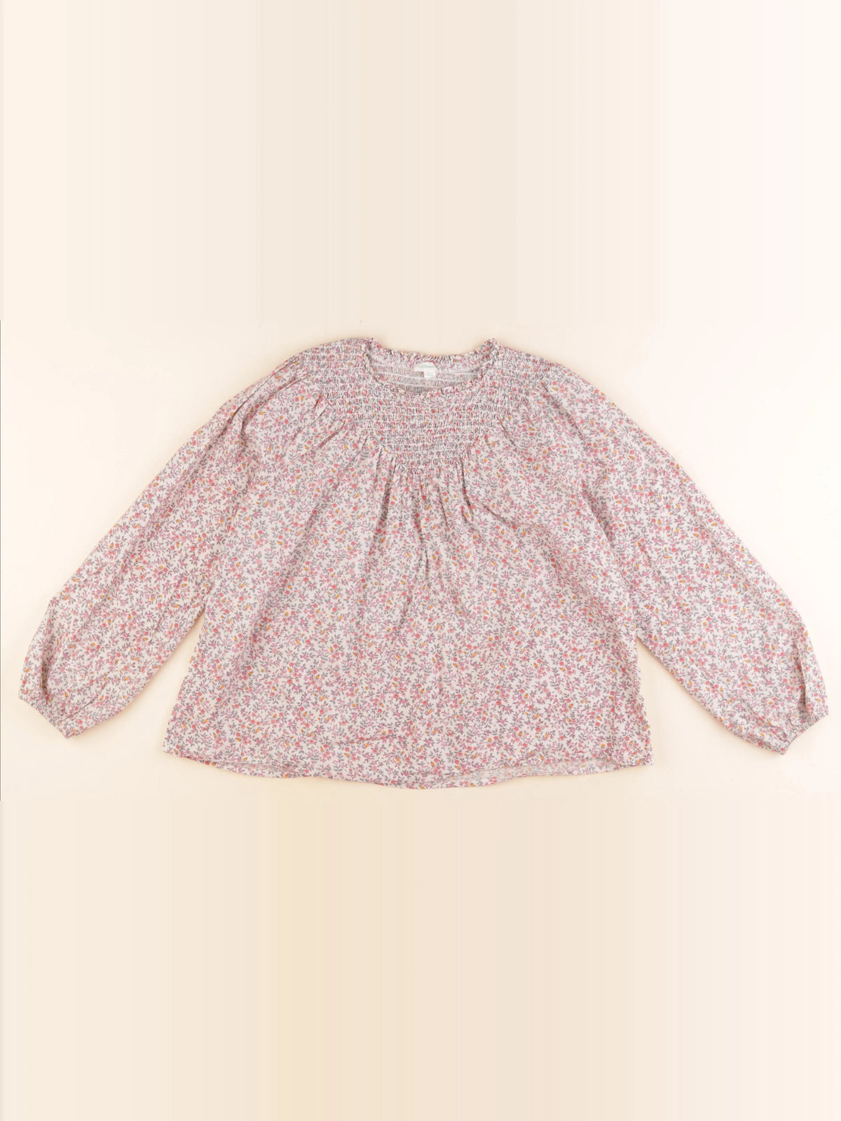 Vertbaudet - blouse beige - 12 ans