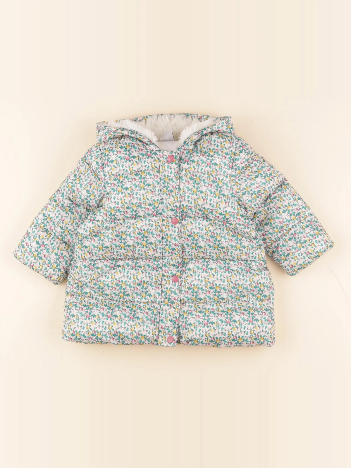 Petit Bateau - doudoune multicolore - 18 mois