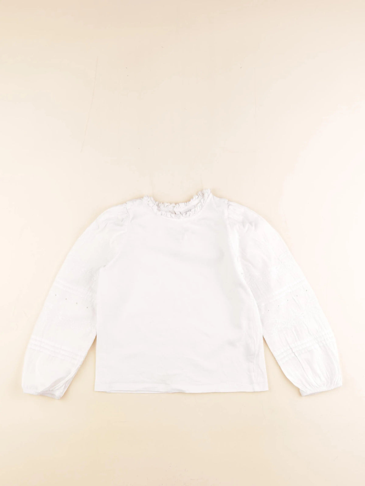 Zara - tee-shirt blanc - 7 ans