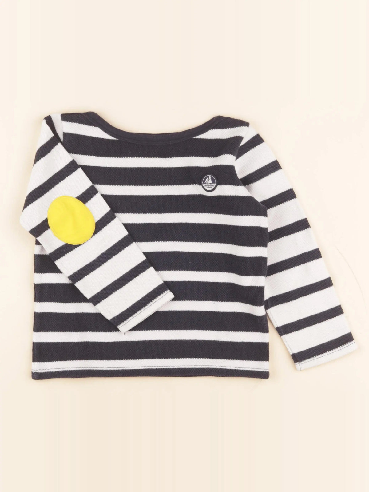 Petit Bateau - tee-shirt bleu - 5 ans