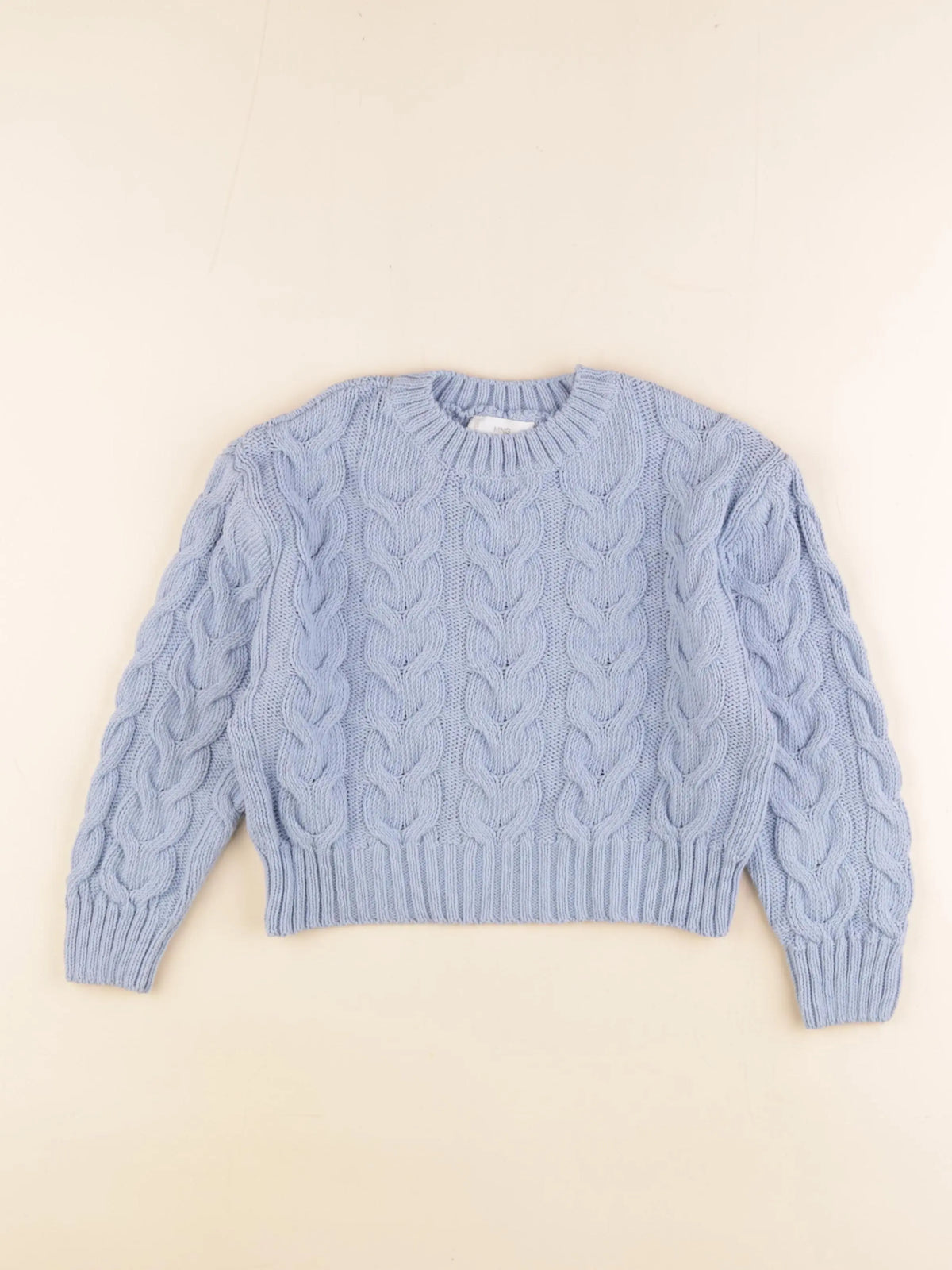 Mango - pull bleu - 7/8 ans