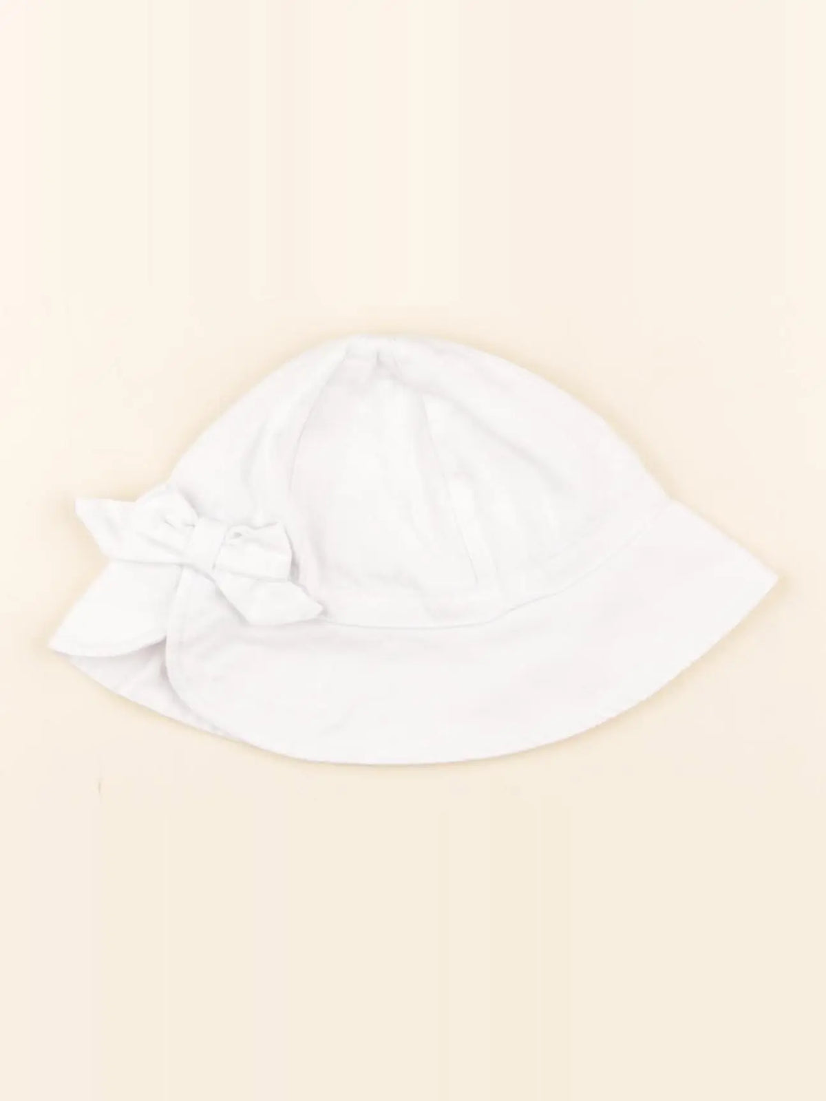 Petit Bateau - chapeau blanc - 3/6 mois