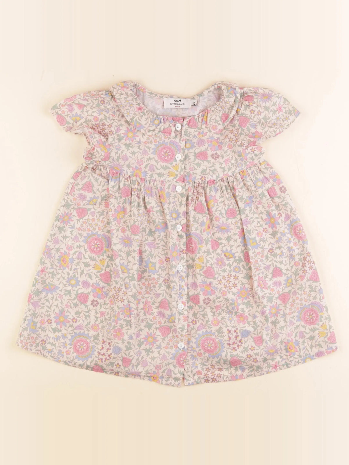 Cyrillus - robe multicolore - 3 ans