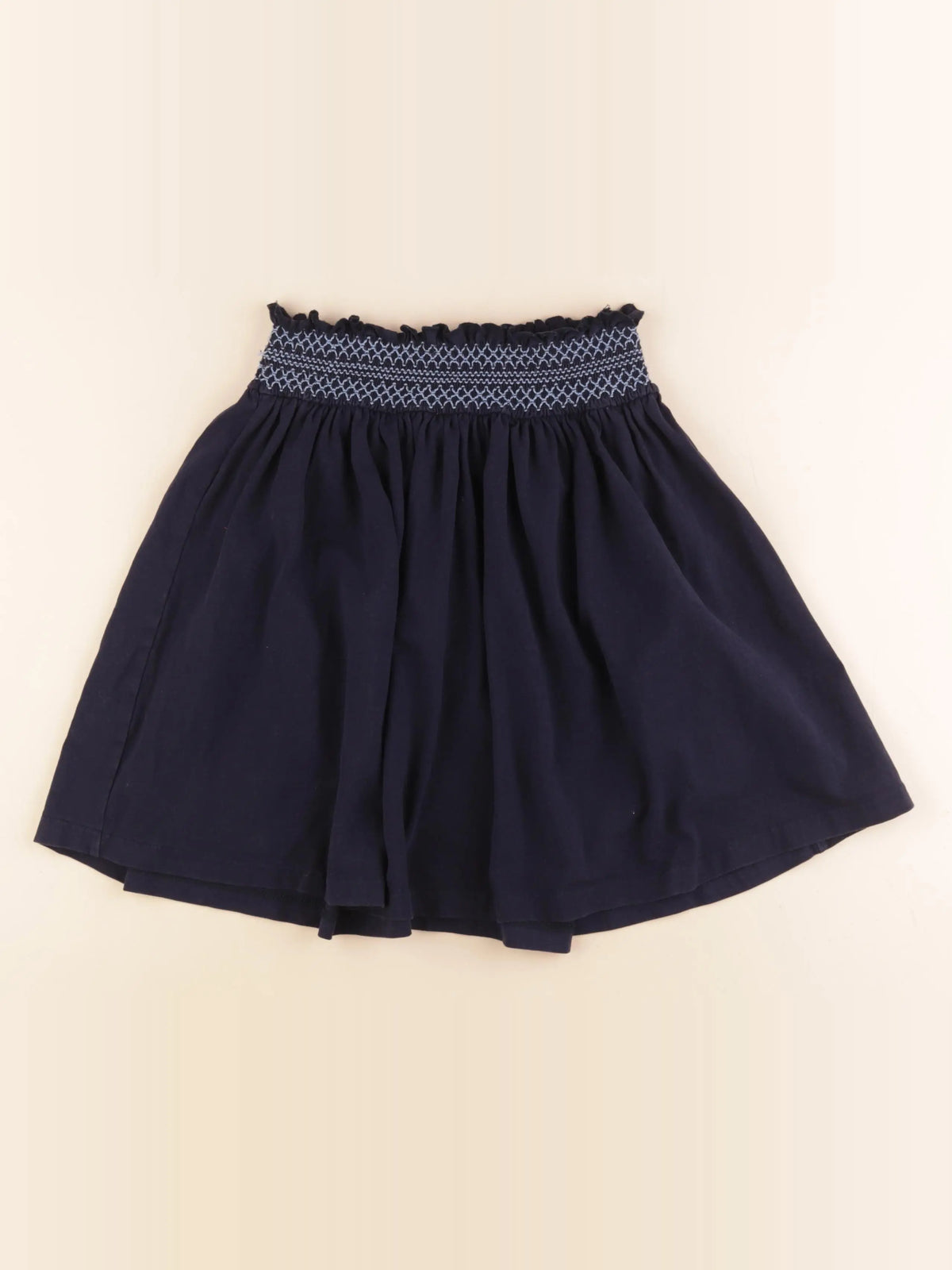 Cyrillus - jupe velours bleu - 12 ans