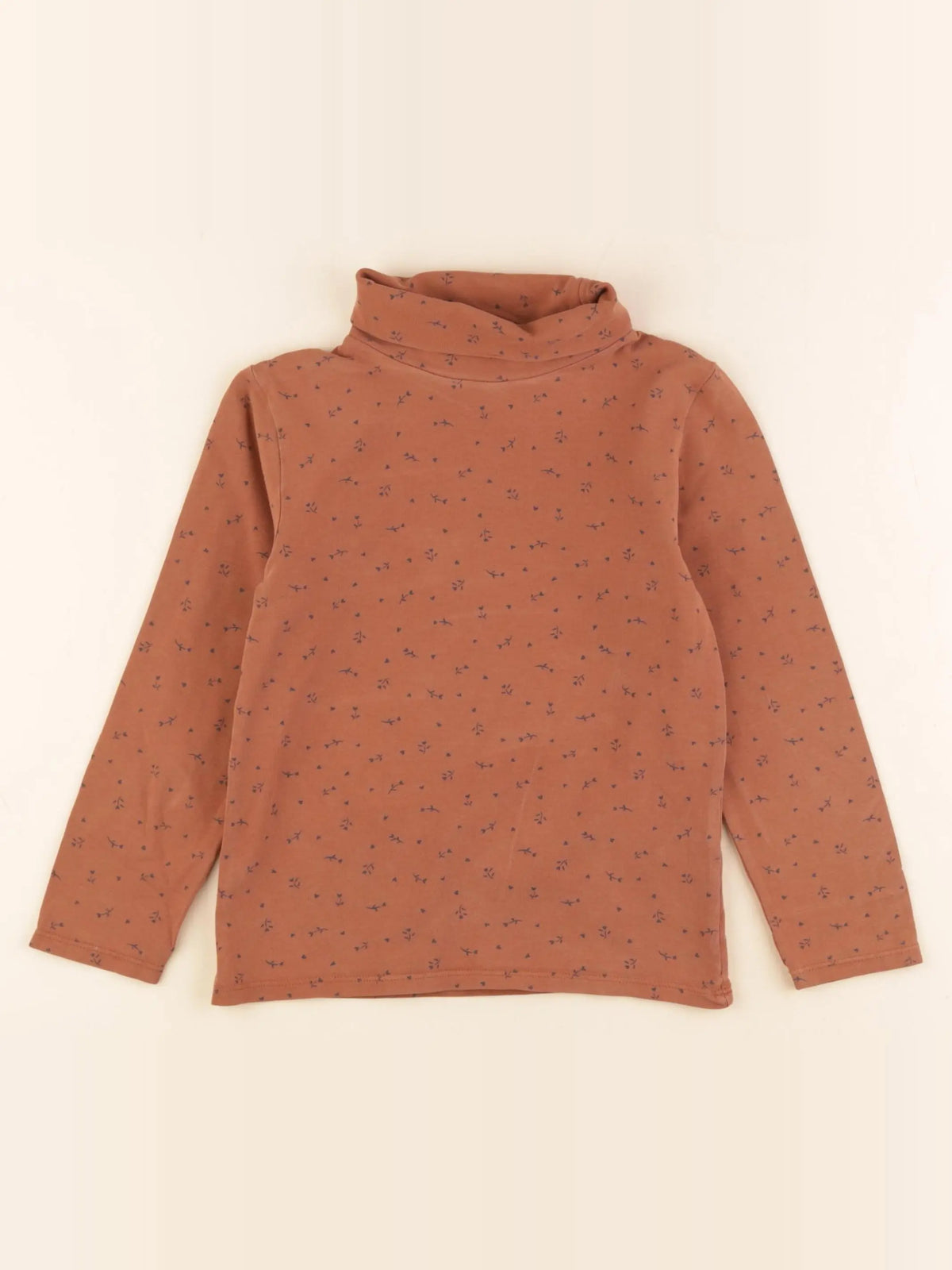 Vertbaudet - sous-pull marron - 6 ans