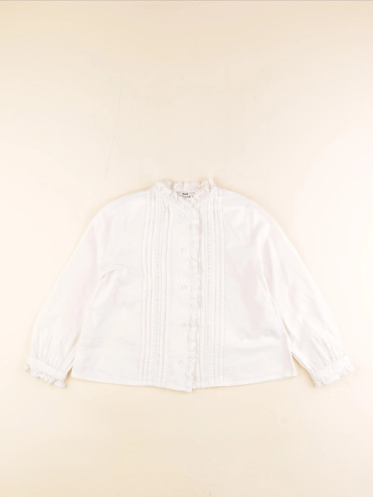 Cyrillus - blouse beige - 8 ans