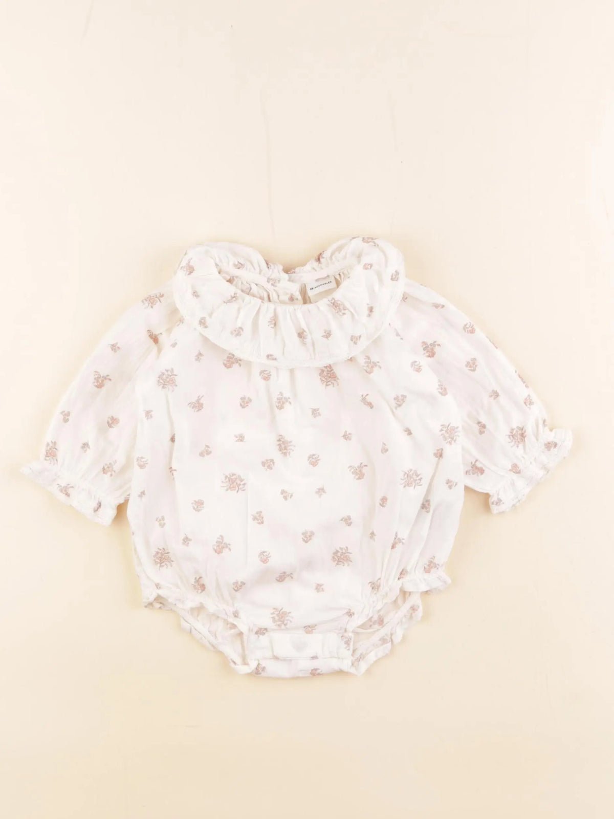 H&M - combinaison beige - 1/2 mois