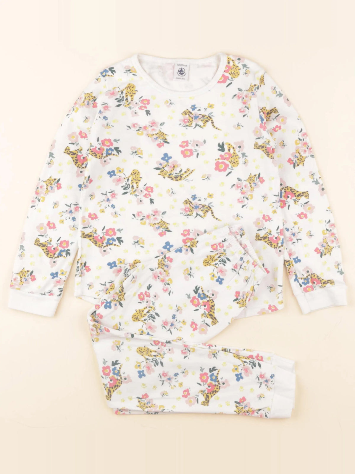 Petit Bateau - pyjama coton multicolore - 6 ans