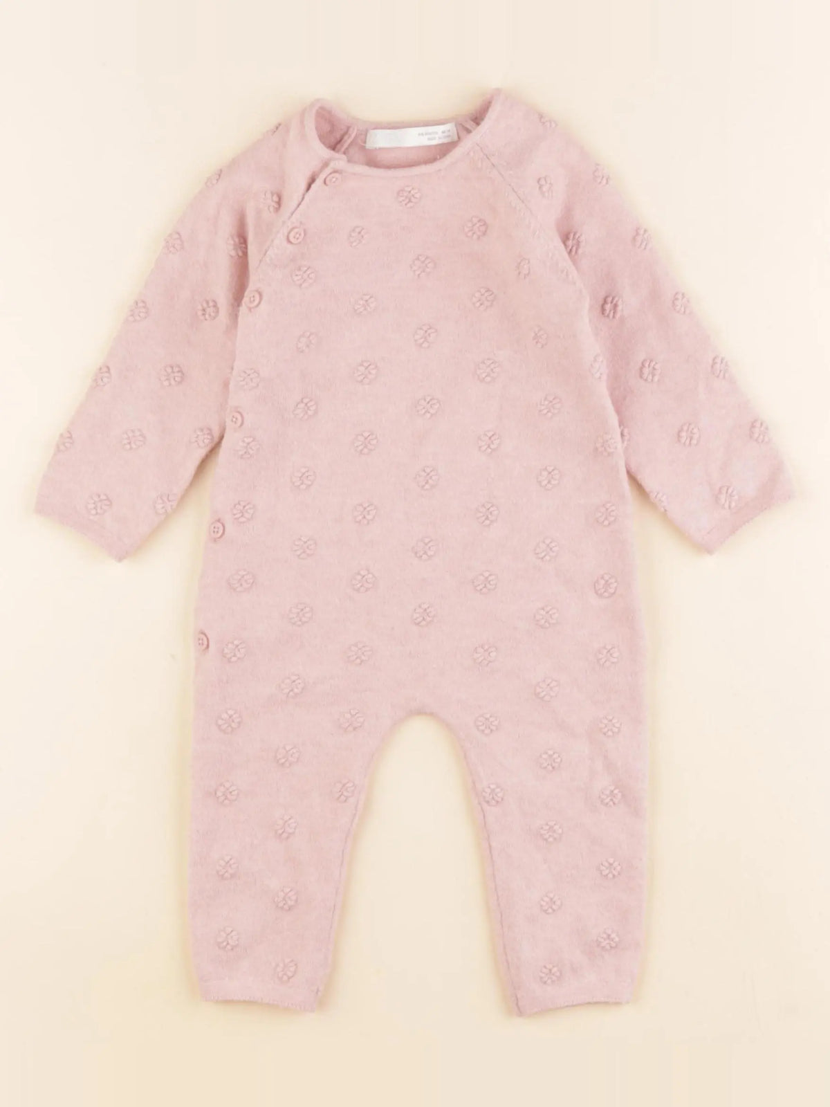 Zara - combinaison rose - 3/6 mois