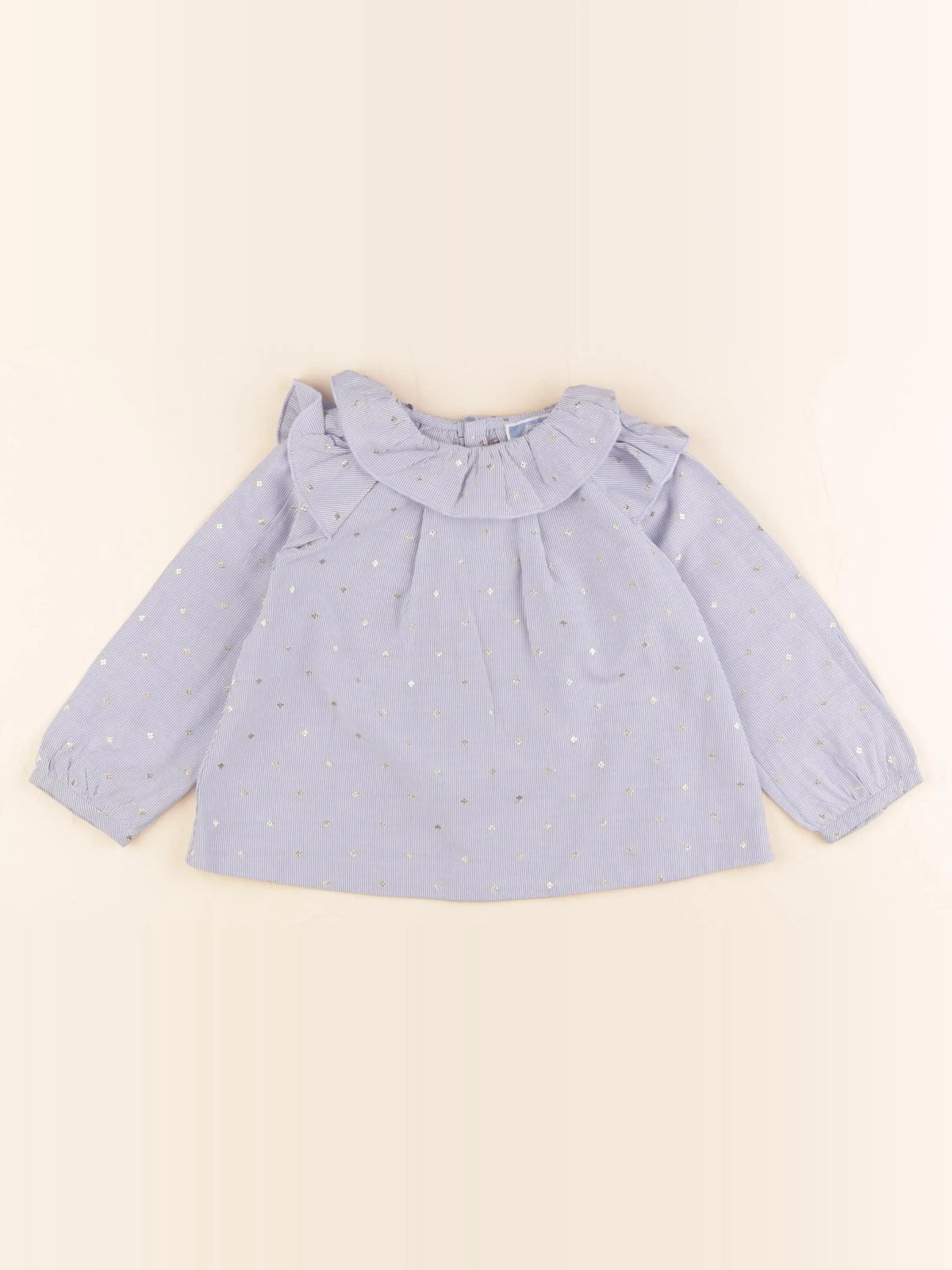 Jacadi - blouse bleu - 24 mois