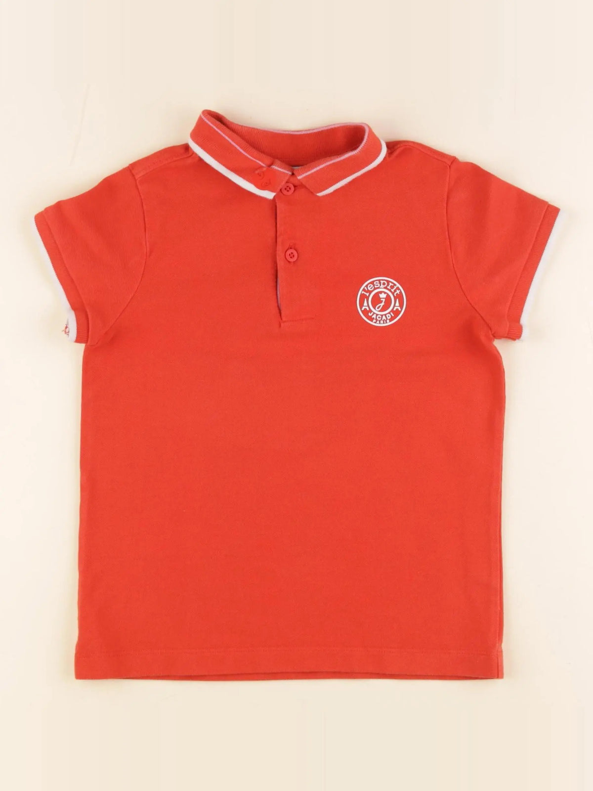 Jacadi - polo orange - 6 ans