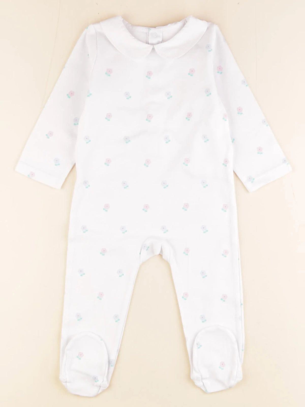Jacadi - pyjama coton blanc - 18 mois