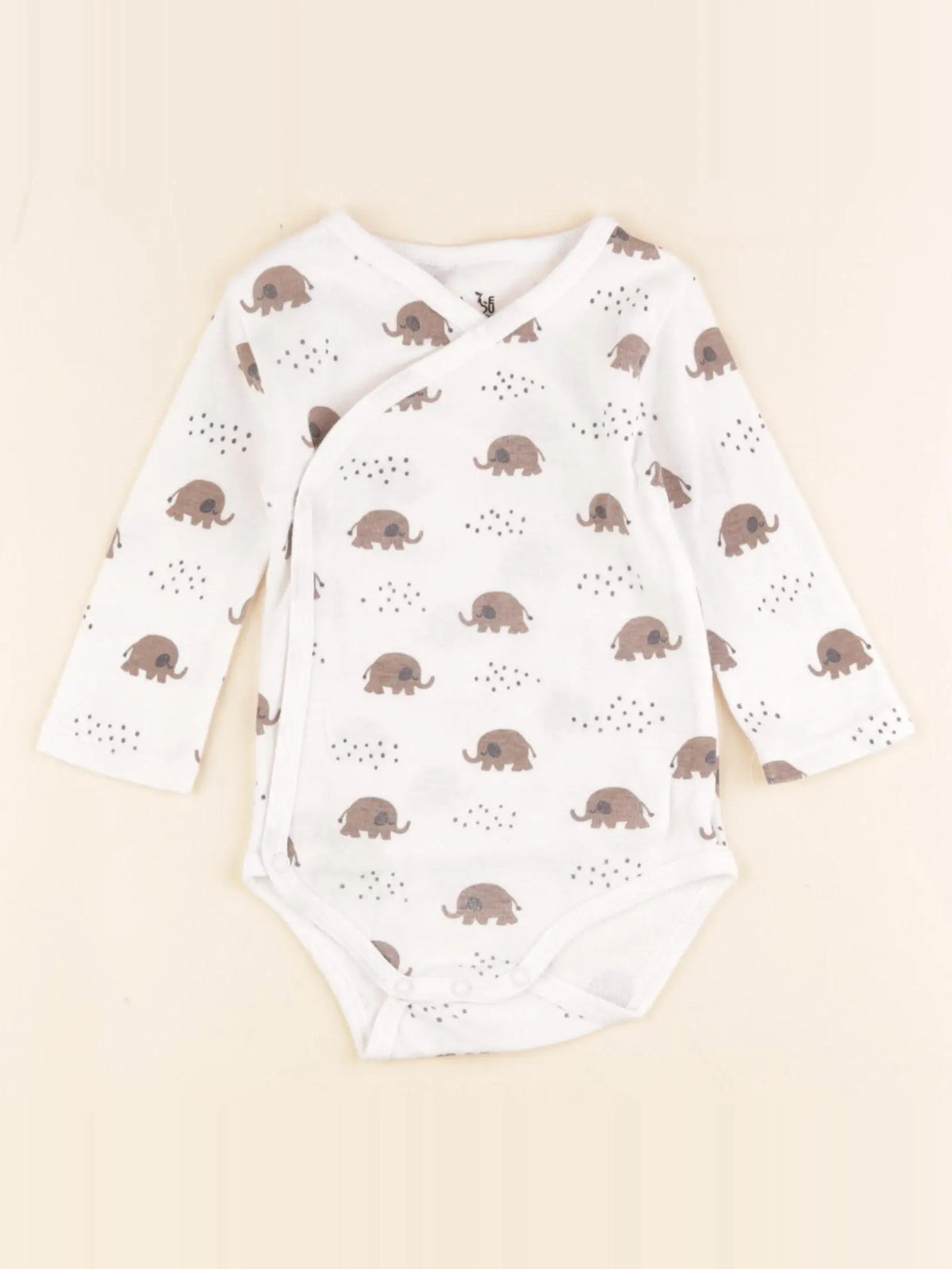 La Redoute - body marron - 9 mois