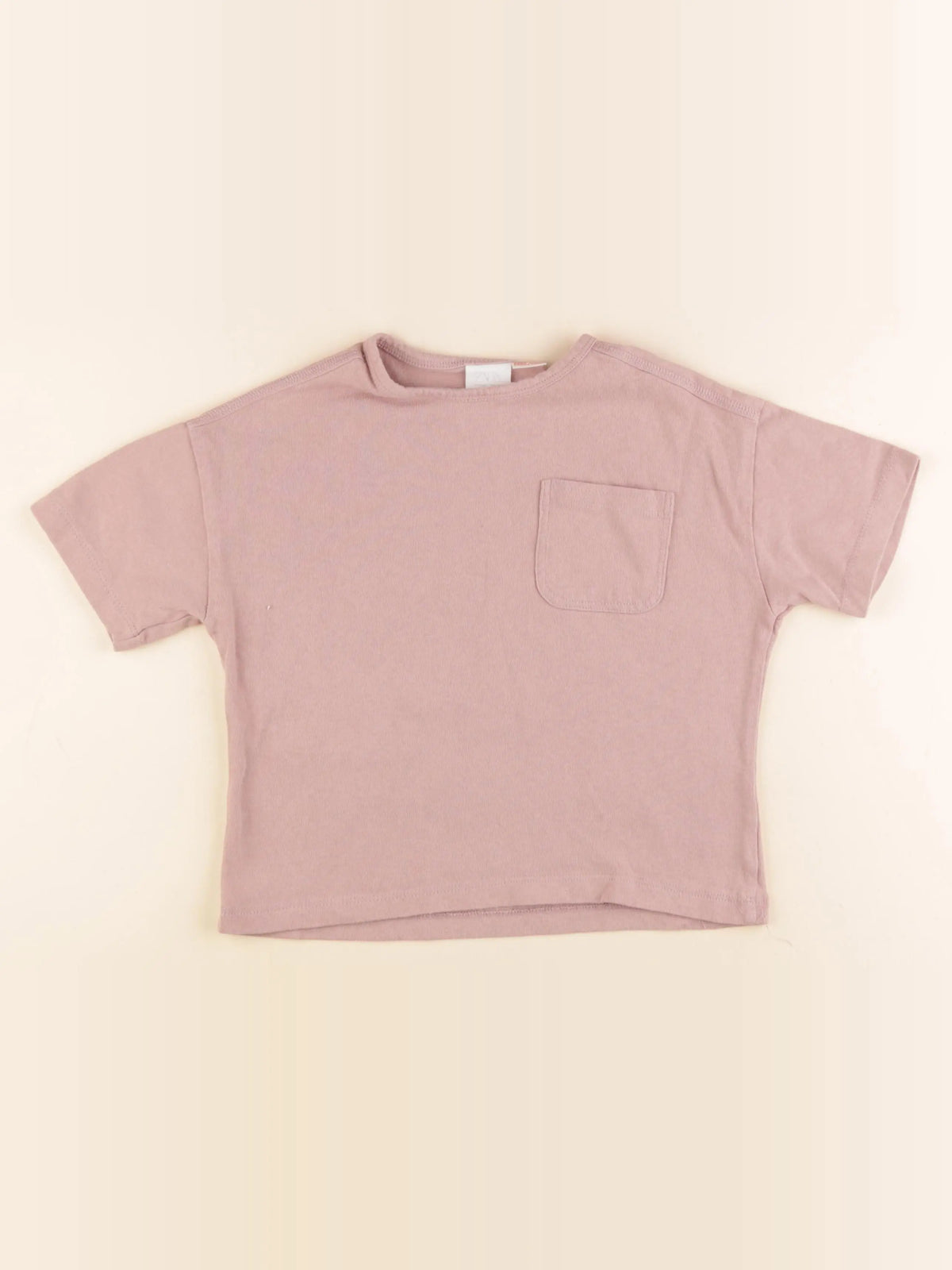 Zara - tee-shirt rose - 4 ans
