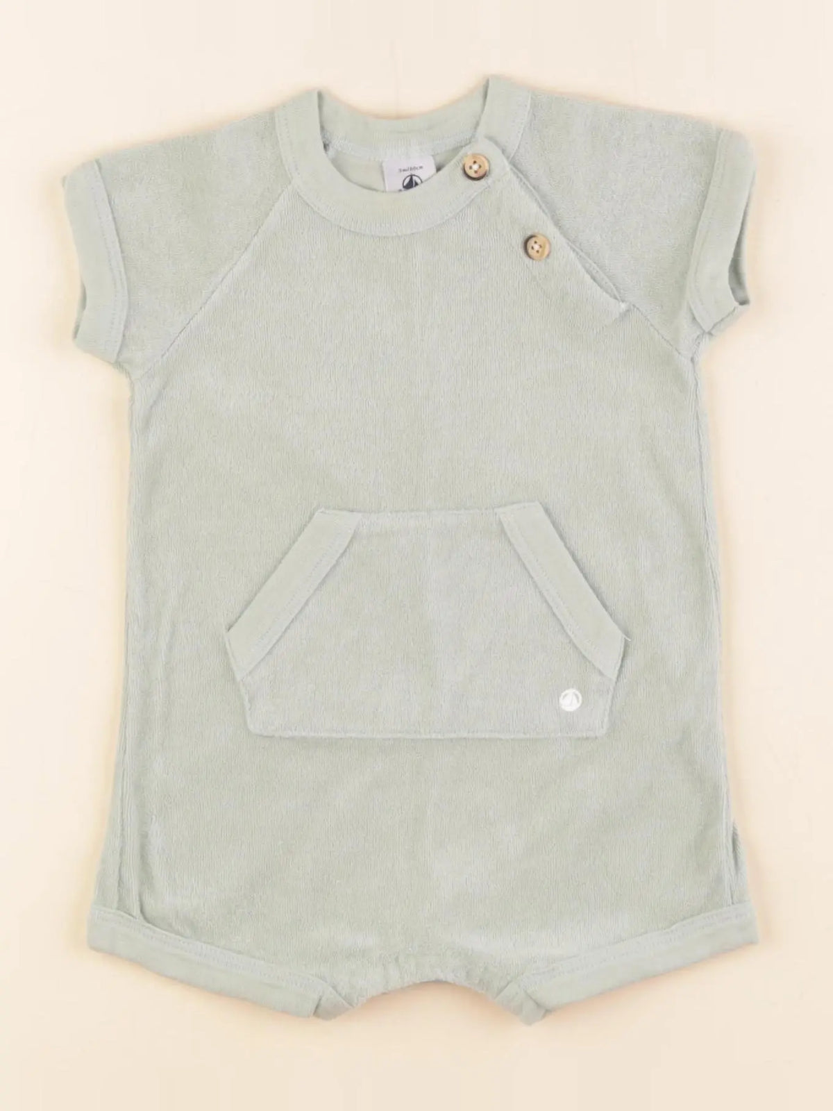 Petit Bateau - combinaison vert - 3 mois