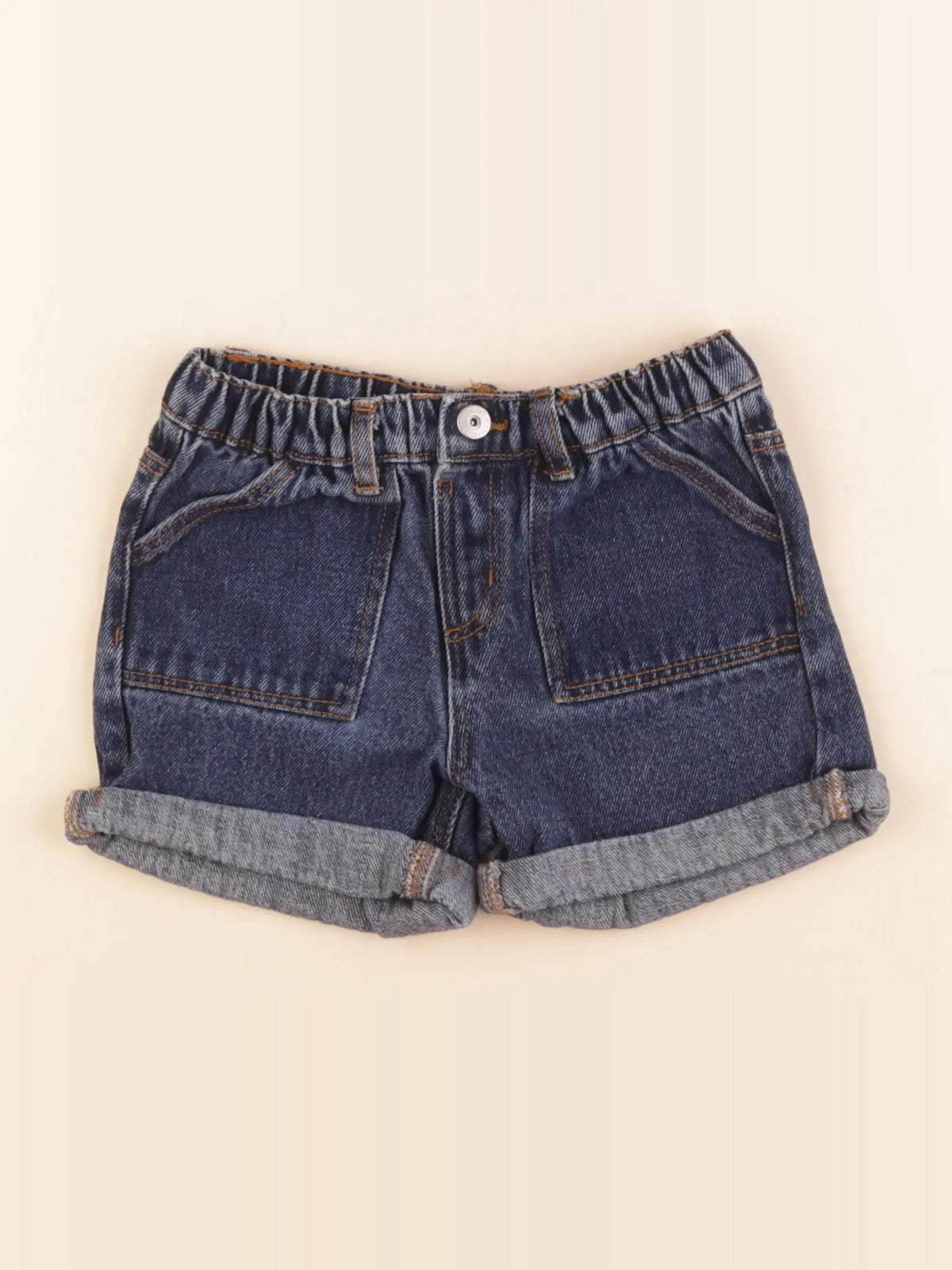 Vertbaudet - short bleu - 6 ans