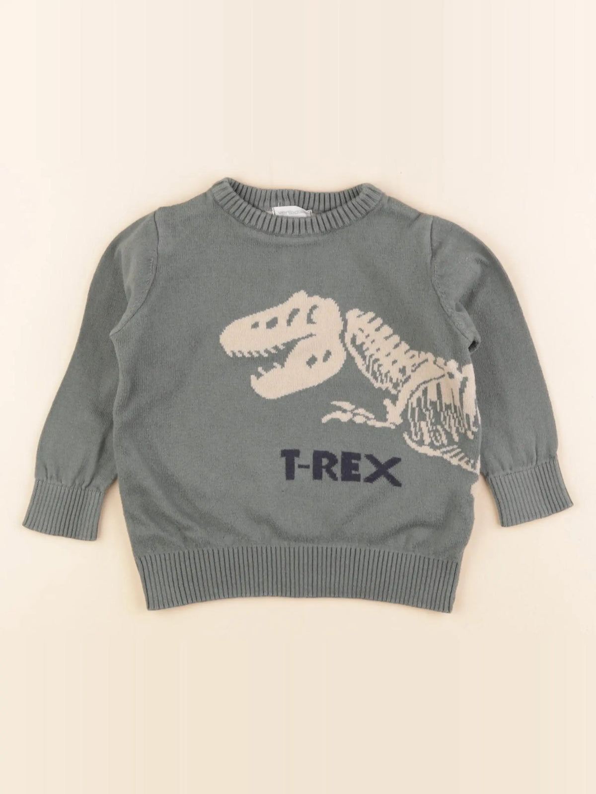 Vertbaudet - pull vert - 2 ans