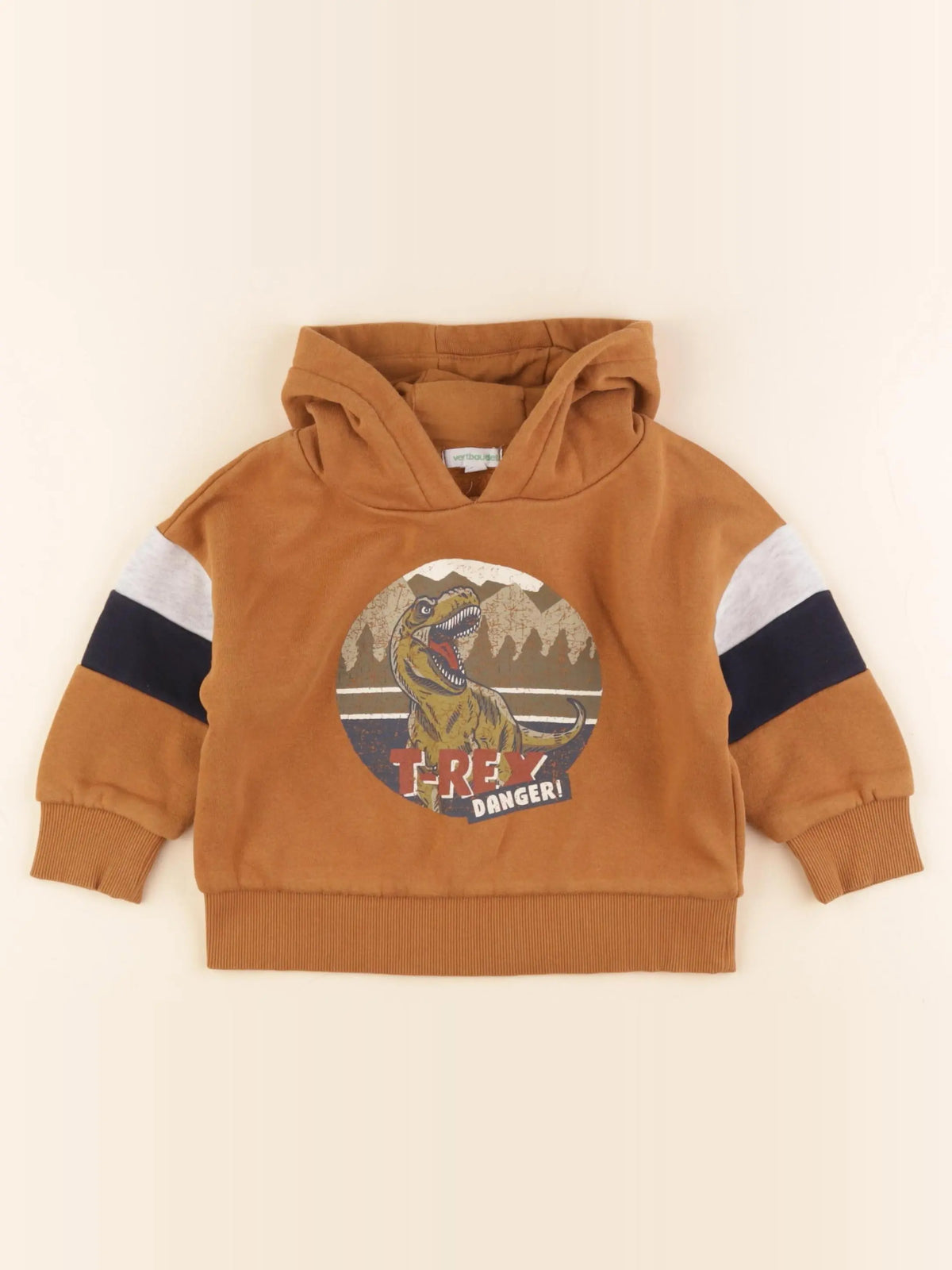 Vertbaudet - sweat marron - 2 ans