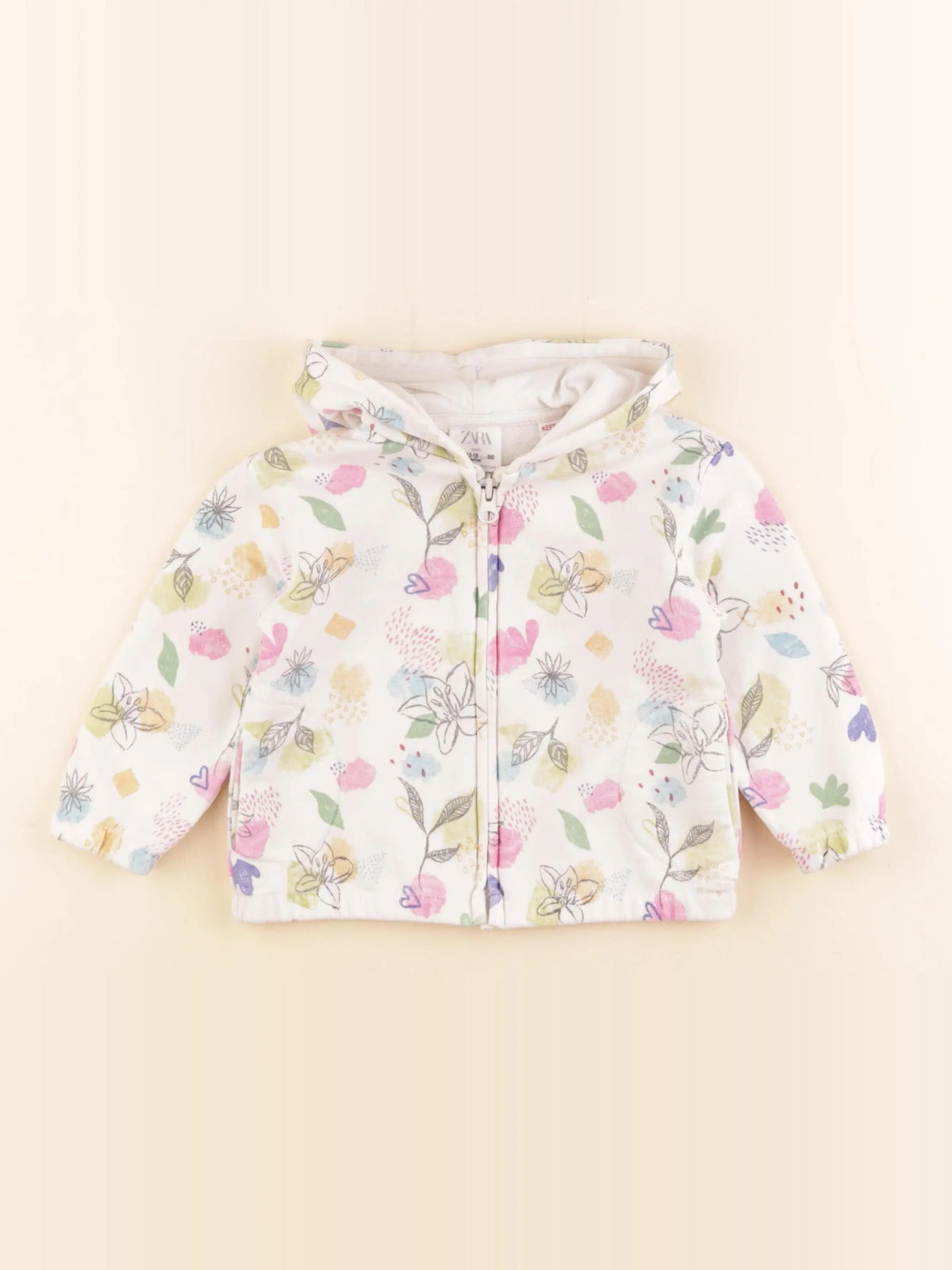 Zara - sweat multicolore - 12/18 mois