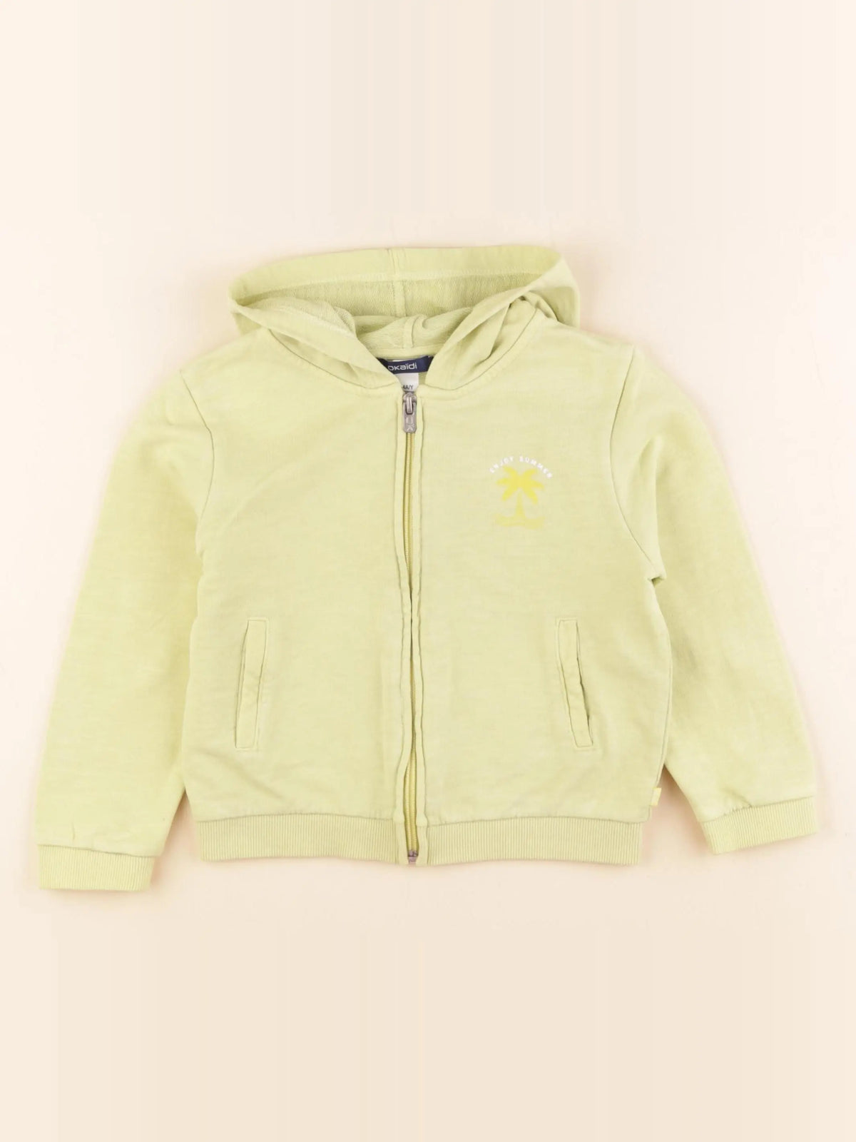 Okaidi - sweat vert - 4 ans
